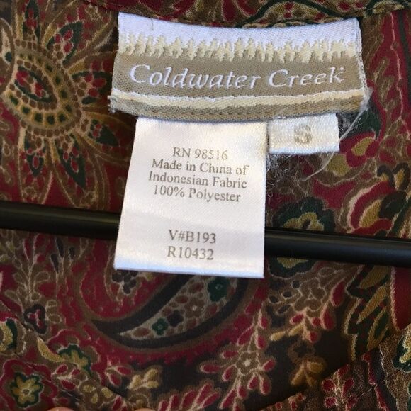 COLDWATER CREEK TWO PIECE BLOUSE/SHELL SET‎ - Picture 8 of 8